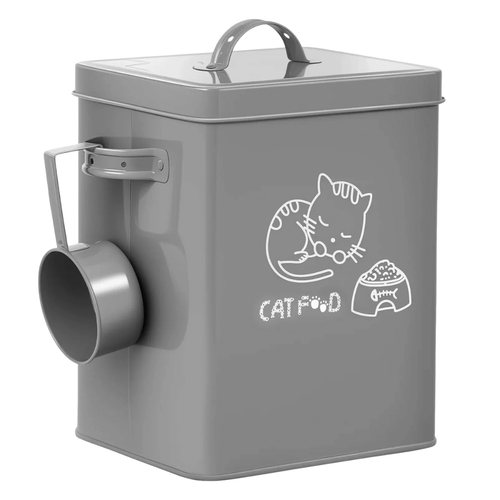 Fellfunk FutterTonne – Robuster Metallbehälter zur hygienischen Aufbewahrung von Hundefutter & Katzenfutter - fellfunk.de