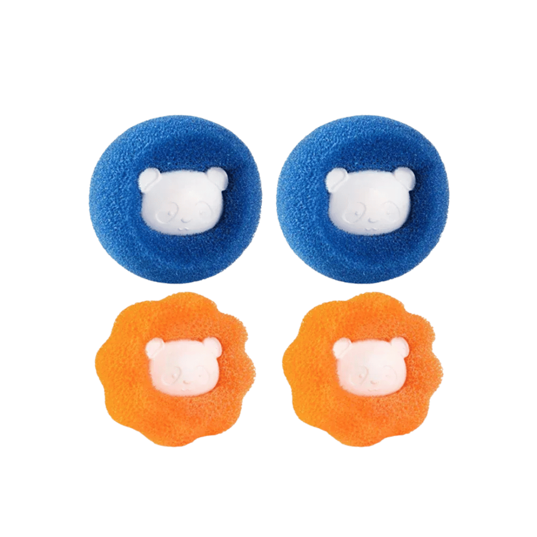 Fellfunk Waschbälle – Wiederverwendbare Tierhaar - Entferner für Waschmaschine & Trockner, fangen Fussel, Haare & Flusen zuverlässig auf - fellfunk.de