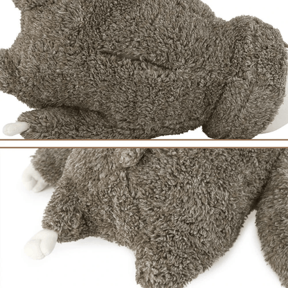 Welpenspielzeug mit Herzschlag – Beruhigendes Faultier Kuscheltier als Weihnachtsgeschenk - fellfunk.de