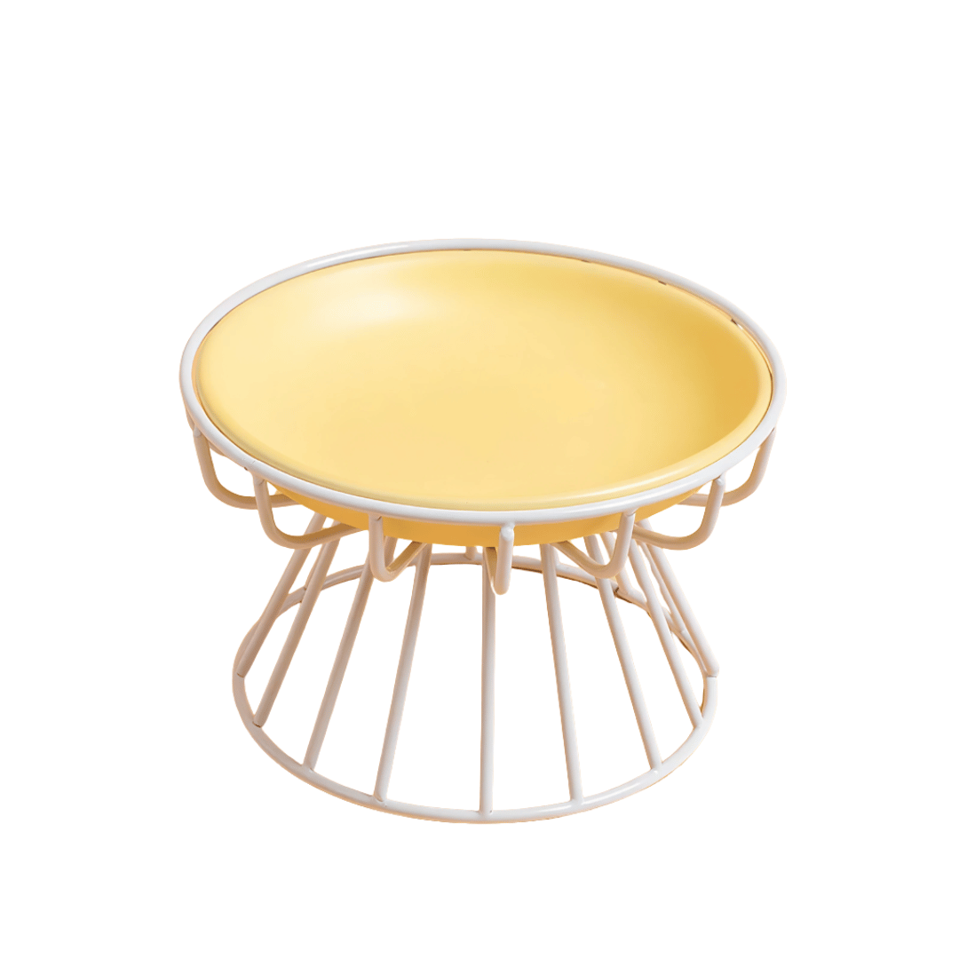 Fellfunk KeramikFutter – Erhöhter Napf für Hunde & Katzen mit Standfuß für gesunde Haltung beim Fressen & Trinken - fellfunk.de