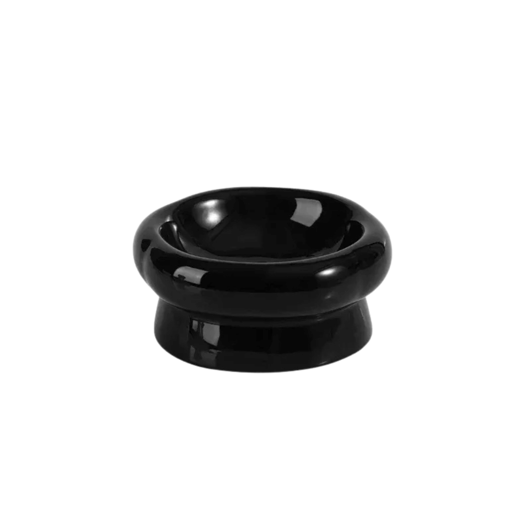 Fellfunk PureLift – Stilvoller Keramiknapf mit Erhöhung für gesunde Fresshaltung bei Katzen & kleinen Hunden - fellfunk.de