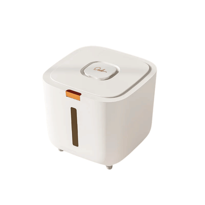 Fellfunk Vorratsbox – Versiegelter Futterbehälter für Katzen - & Hundefutter mit Deckel & Messhilfe - fellfunk.de