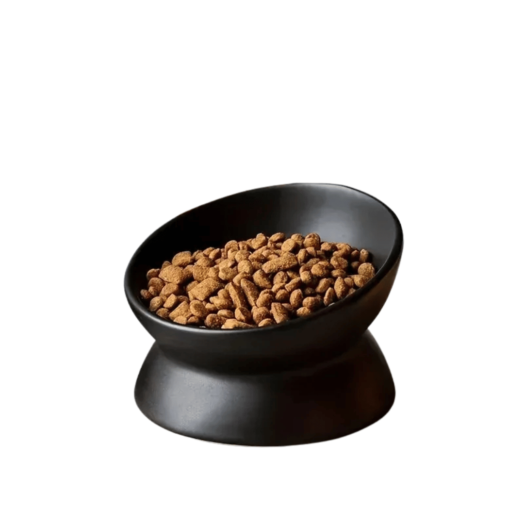 Fellfunk KeramikNapf Set – Erhöhte Futternäpfe für Katzen & kleine Hunde mit Fütterungstablett, stressfrei & spülmaschinenfest - fellfunk.de