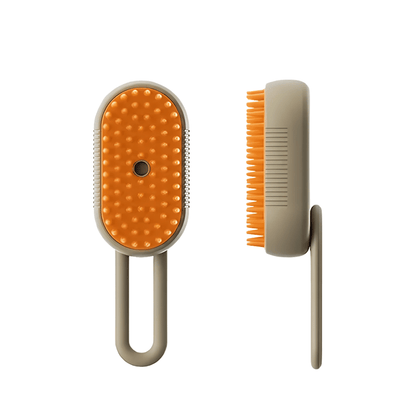 Fellfunk SteamBrush 3 - in - 1 Haustierbürste mit Dampf – Elektrische Bürste für sanftes Entwirren, Fellpflege & Massage - fellfunk.de