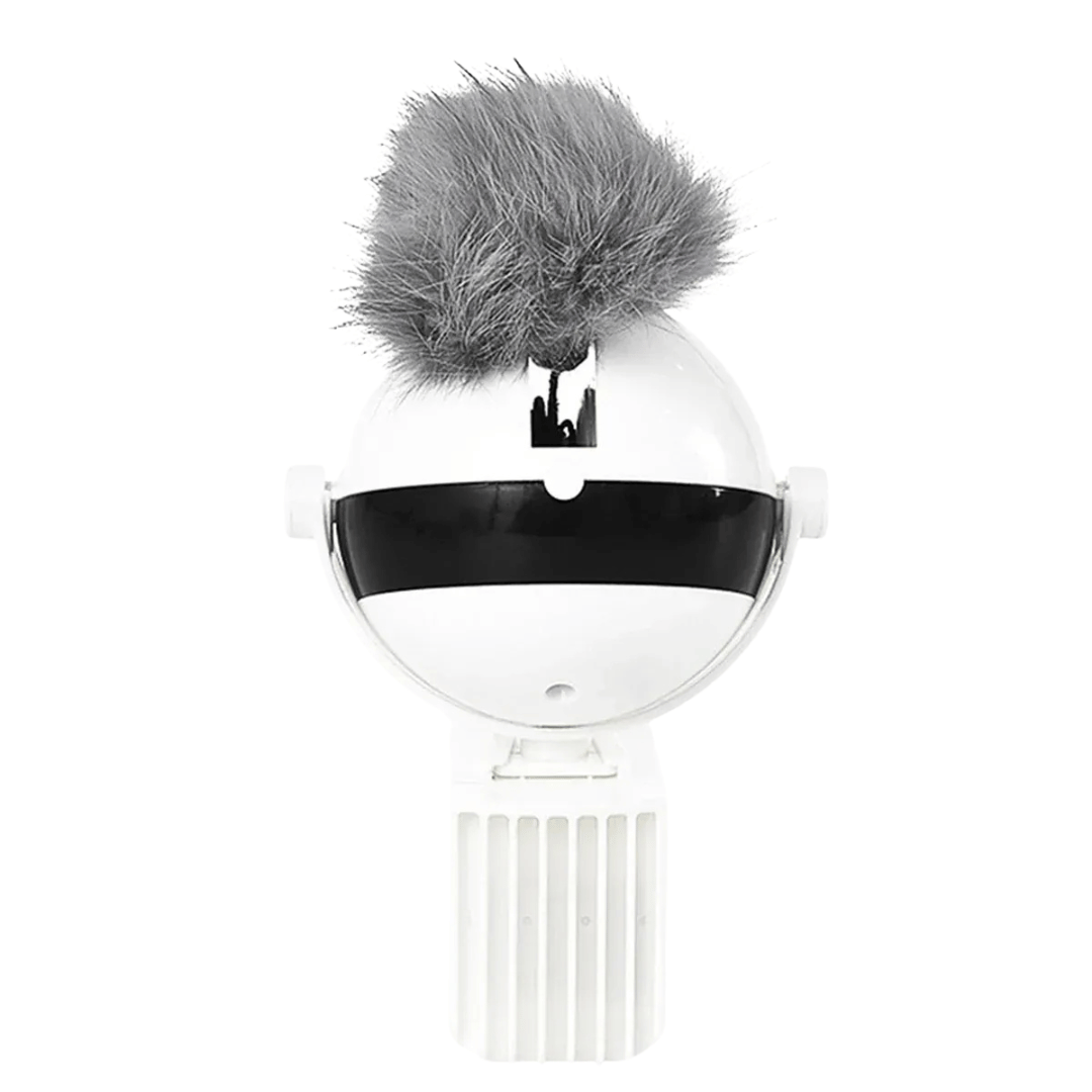 Fellfunk Lift & Play Katzenspielzeug – Elektrischer Spielball mit Auto - Aufzug & Rotation für interaktiven Spielspaß & Bewegung daheim - fellfunk.de