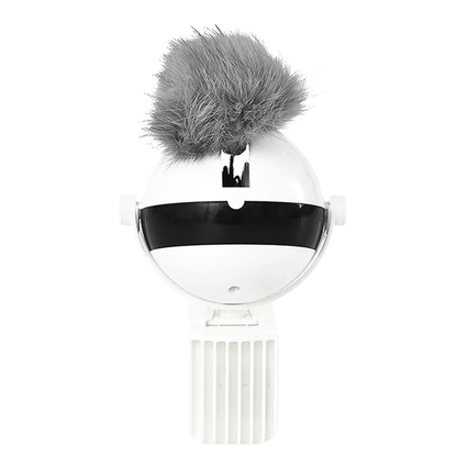 Fellfunk Lift & Play Katzenspielzeug – Elektrischer Spielball mit Auto - Aufzug & Rotation für interaktiven Spielspaß & Bewegung daheim - fellfunk.de