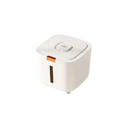 Fellfunk Vorratsbox – Versiegelter Futterbehälter für Katzen - & Hundefutter mit Deckel & Messhilfe - fellfunk.de