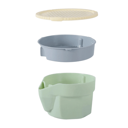 Fellfunk Katzengras - Cup – Mehrstufiger Anzuchtbehälter für frisches Katzengras ohne Erde – wiederverwendbar & perfekt für Wohnungskatzen - fellfunk.de