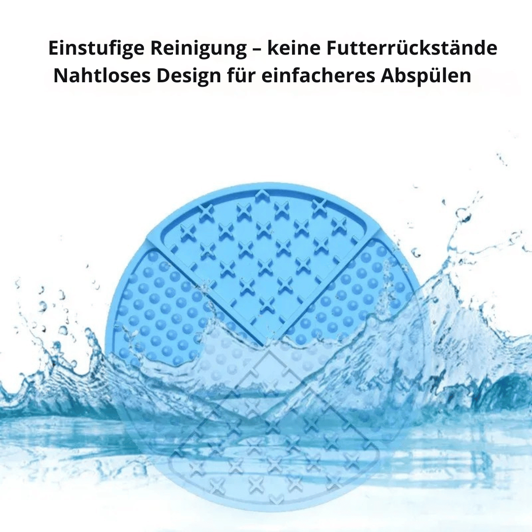 Silikon Schleckmatte für Hunde & Katzen – Slow Feeder mit Saugnapf, beruhigt & beschäftigt - fellfunk.de