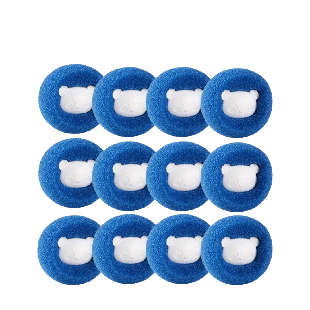 Fellfunk Waschbälle – Wiederverwendbare Tierhaar - Entferner für Waschmaschine & Trockner, fangen Fussel, Haare & Flusen zuverlässig auf - fellfunk.de