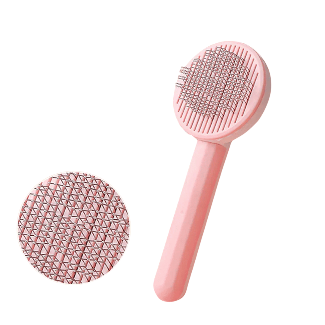 Fellfunk PflegeKamm – Edelstahlbürste für Katzen & Hunde mit langem Fell zur sanften Fellpflege, Entfilzen & Haarentfernung - fellfunk.de