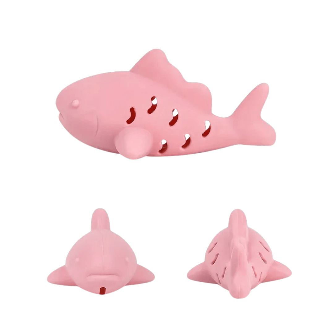 Snack & Play – Interaktives Katzen - & Hundespielzeug, bissfest, zum Zähnepflegen & Futterverstecken für kleine Haustiere - fellfunk.de