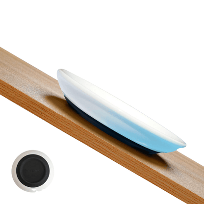 3er Keramiknapf - Set – Flache, breite Katzennäpfe gegen Schnurrhaar - Stress, ideal für Kitten & Katzen, für Futter & Wasser geeignet - fellfunk.de