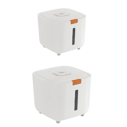 Fellfunk Vorratsbox – Versiegelter Futterbehälter für Katzen - & Hundefutter mit Deckel & Messhilfe - fellfunk.de