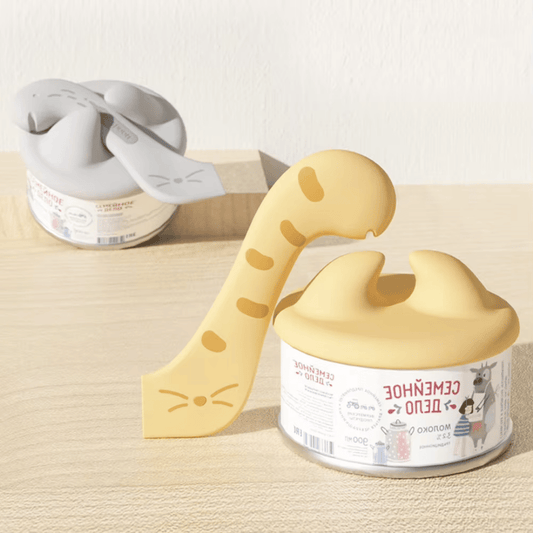 Fellfunk SpoonCap – 3in1 Futterlöffel mit Dosenöffner & Deckel für Katzen - & Hundefutter - fellfunk.de