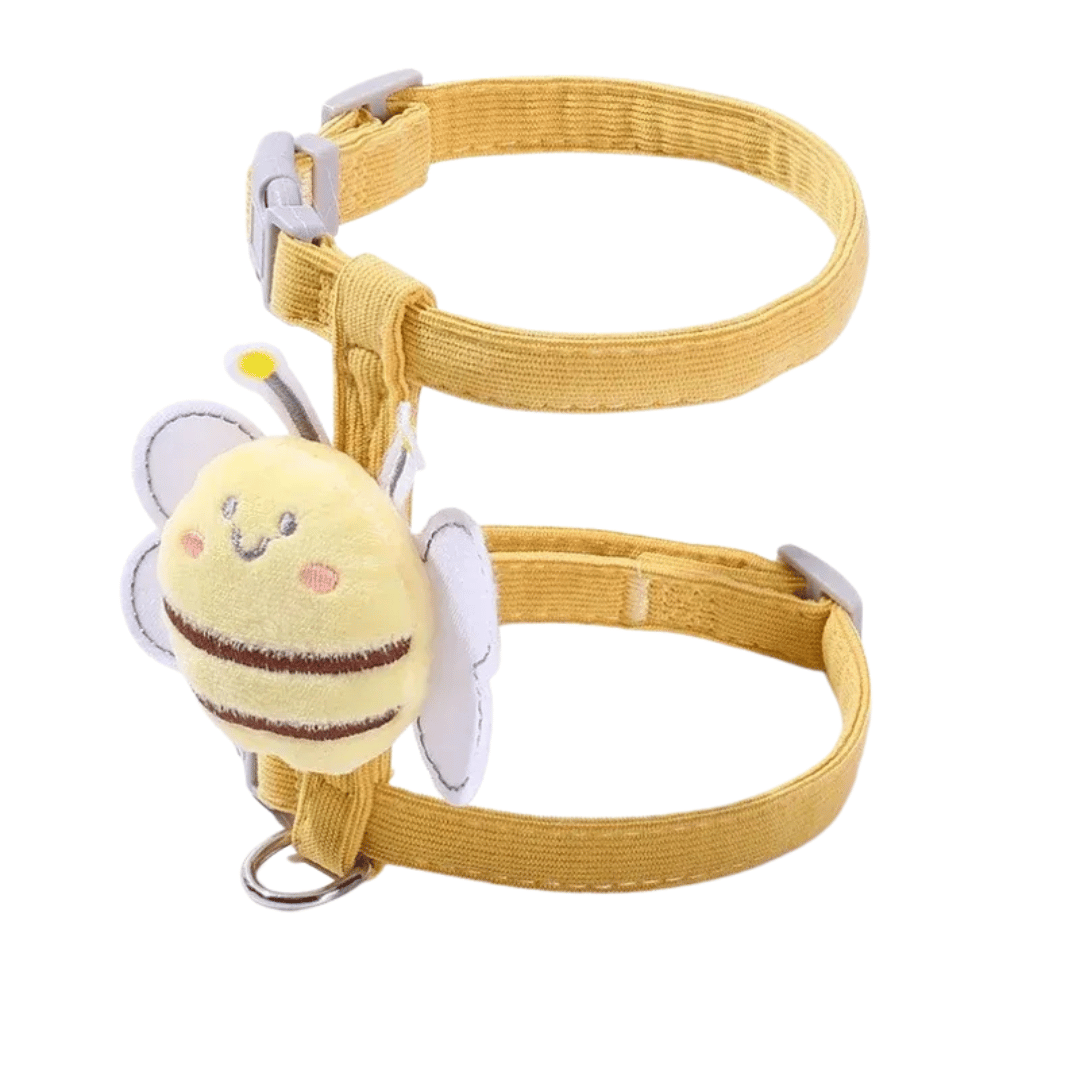 Katzen-Geschirr Set – Verstellbares Geschirr mit Leine & Halsband bequem & sicher für Spaziergänge