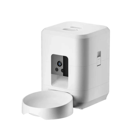 Fellfunk Smart Futterspender 2 L – Automatischer WiFi - Futterautomat mit Kamera & App - Steuerung für Katze & Hund – flexible Fernfütterung - fellfunk.de