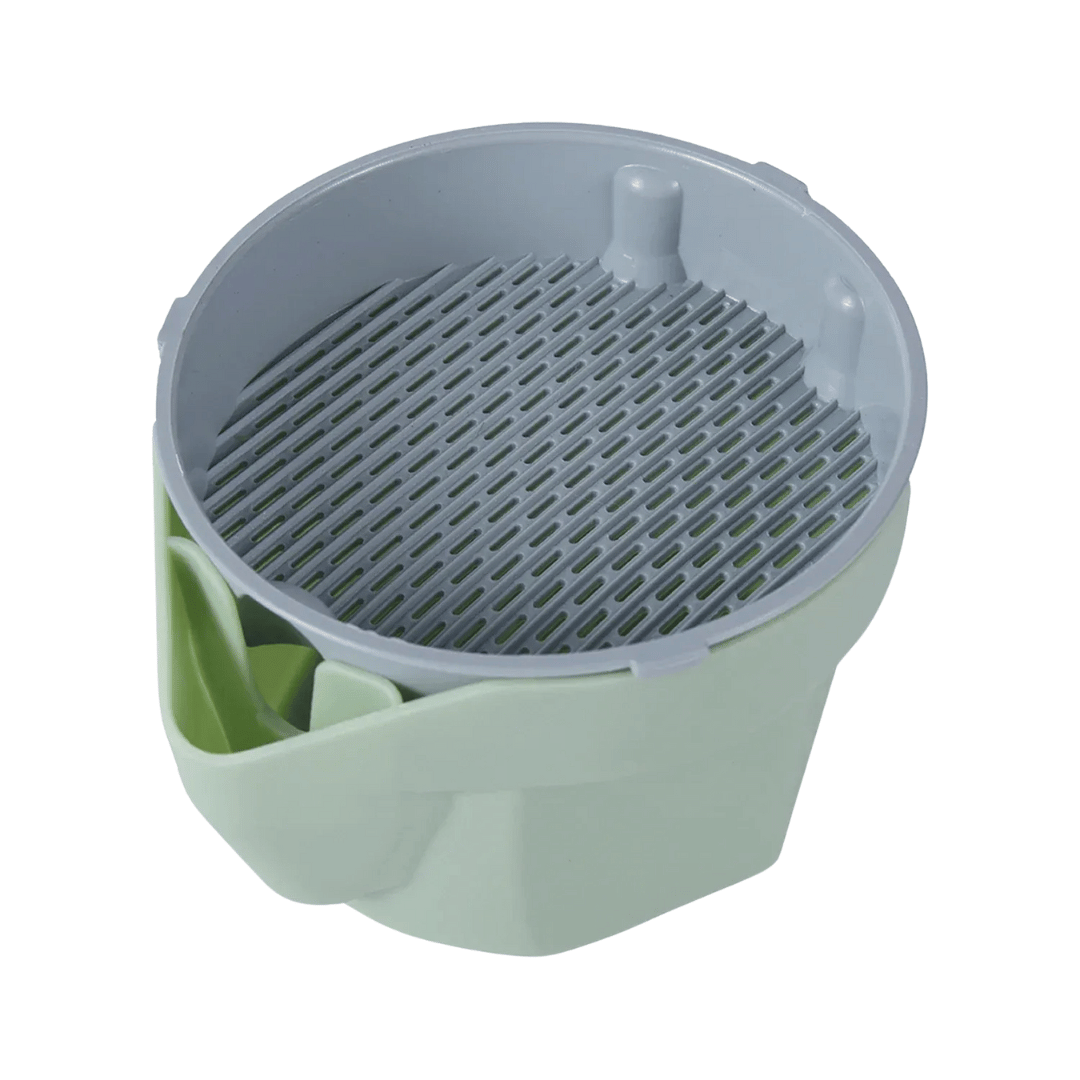 Fellfunk Katzengras - Cup – Mehrstufiger Anzuchtbehälter für frisches Katzengras ohne Erde – wiederverwendbar & perfekt für Wohnungskatzen - fellfunk.de