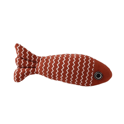 Fellfunk FlossyBite Fischspielzeug mit Catnip – Interaktives Katzenspielzeug zur Zahnpflege, Bewegung & Entspannung - fellfunk.de