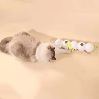 Cat Stick Pro – Intelligente Katzenangel mit austauschbarem Beute - Schwanz, automatisch schwingend & ideal für Mehrkatzen - Haushalte - fellfunk.de
