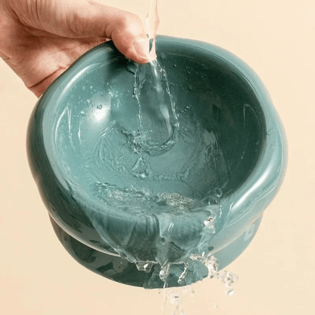 Keramiknäpfe – Erhöhte Futter - & Wasserschalen für Katzen & kleine Hunde, ergonomisch, rutschfest & ideal für gesunde Fütterung - fellfunk.de