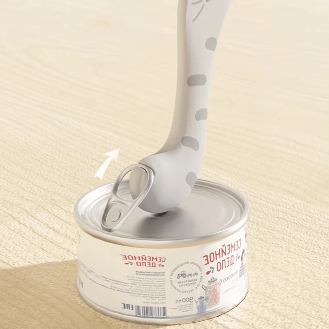 Fellfunk SpoonCap – 3in1 Futterlöffel mit Dosenöffner & Deckel für Katzen - & Hundefutter - fellfunk.de