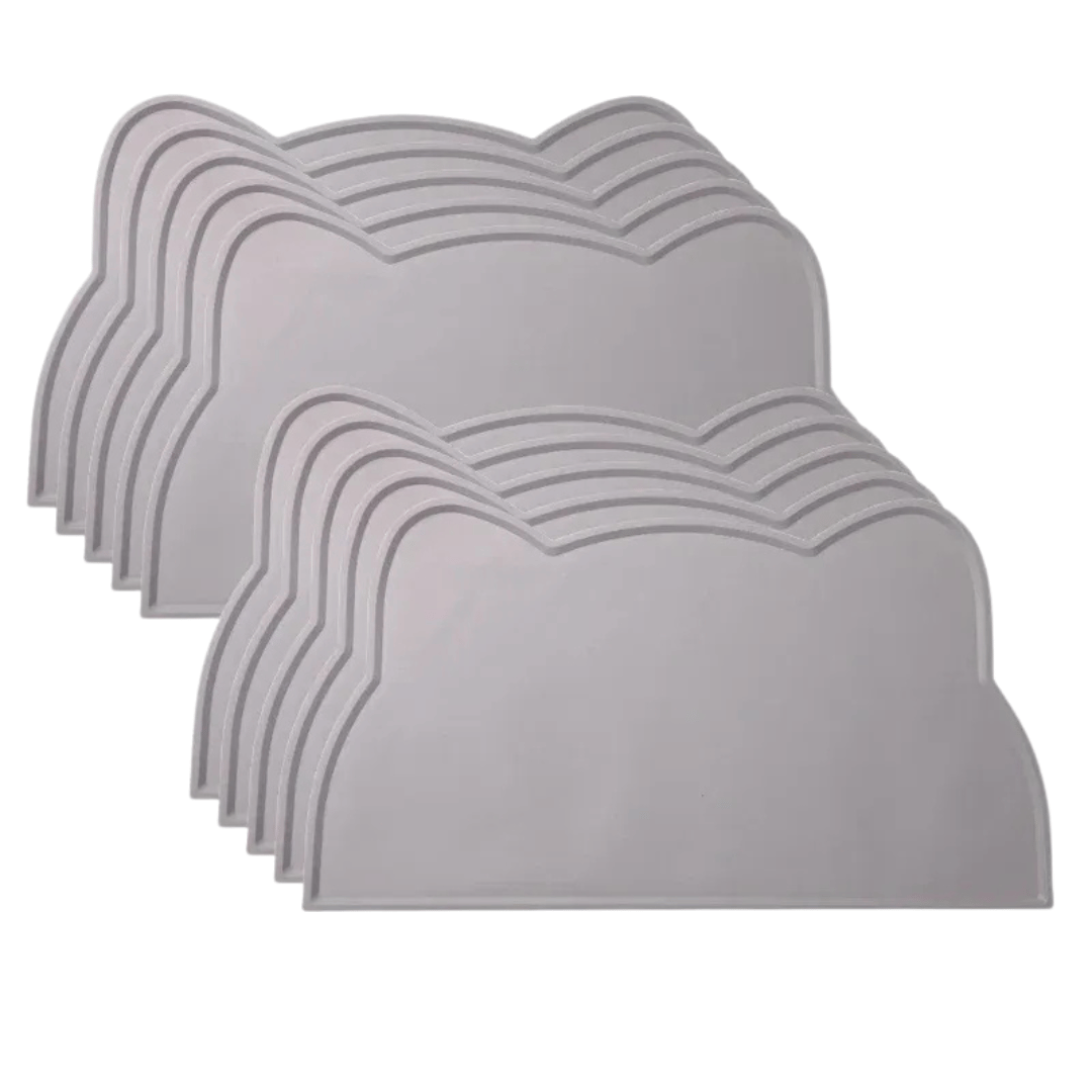 Fellfunk NapfMatte – Rutschfeste & wasserdichte Futterunterlage für Hunde & Katzen, ideal gegen Futter - und Wasserspritzer - fellfunk.de