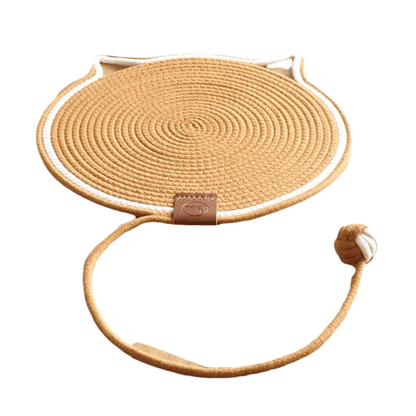 Kratzmatte – Robuste Baumwollseil - Matte für Katzen zur Krallenpflege & Beschäftigung, langlebig, rutschfest & ideal für Möbel - Schutz - fellfunk.de