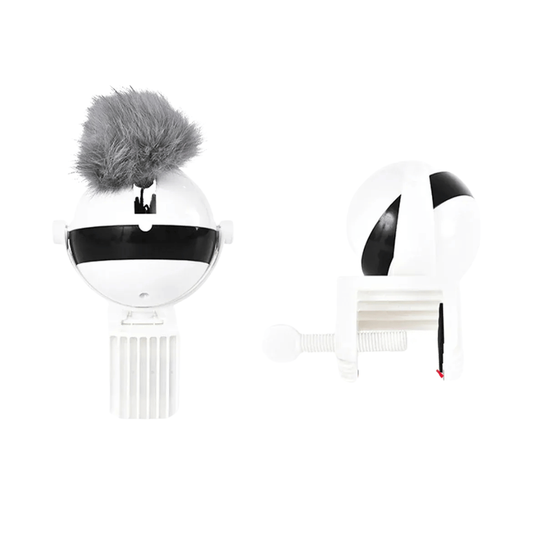 Fellfunk Lift & Play Katzenspielzeug – Elektrischer Spielball mit Auto - Aufzug & Rotation für interaktiven Spielspaß & Bewegung daheim - fellfunk.de