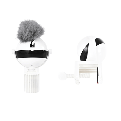 Fellfunk Lift & Play Katzenspielzeug – Elektrischer Spielball mit Auto - Aufzug & Rotation für interaktiven Spielspaß & Bewegung daheim - fellfunk.de