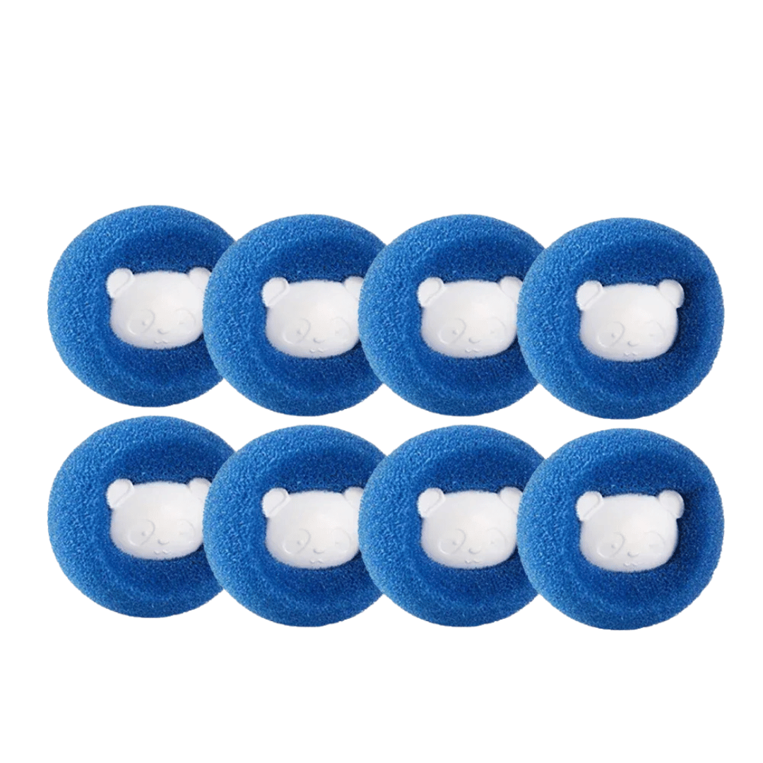 Fellfunk Waschbälle – Wiederverwendbare Tierhaar - Entferner für Waschmaschine & Trockner, fangen Fussel, Haare & Flusen zuverlässig auf - fellfunk.de