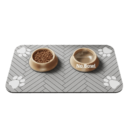 Fellfunk FutterPad – Rutschfeste Napfunterlage für Hunde & Katzen mit wasserdichter Rückseite & saugfähiger Oberfläche - fellfunk.de