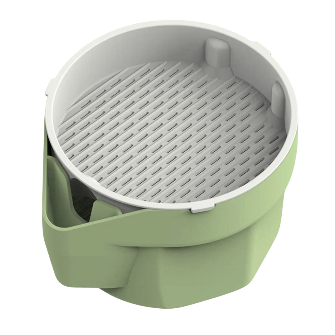 Fellfunk Katzengras - Cup – Mehrstufiger Anzuchtbehälter für frisches Katzengras ohne Erde – wiederverwendbar & perfekt für Wohnungskatzen - fellfunk.de