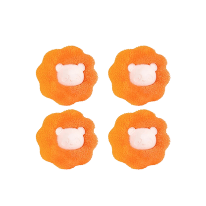 Fellfunk Waschbälle – Wiederverwendbare Tierhaar - Entferner für Waschmaschine & Trockner, fangen Fussel, Haare & Flusen zuverlässig auf - fellfunk.de