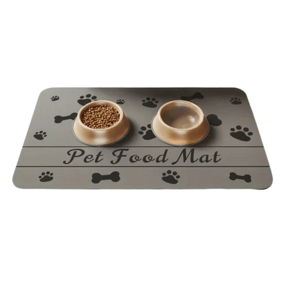 Fellfunk Napfunterlage – Rutschfeste Diatom - Matte für Katzen & Hunde, saugstark, spritzwassergeschützt & schnell trocknend - fellfunk.de