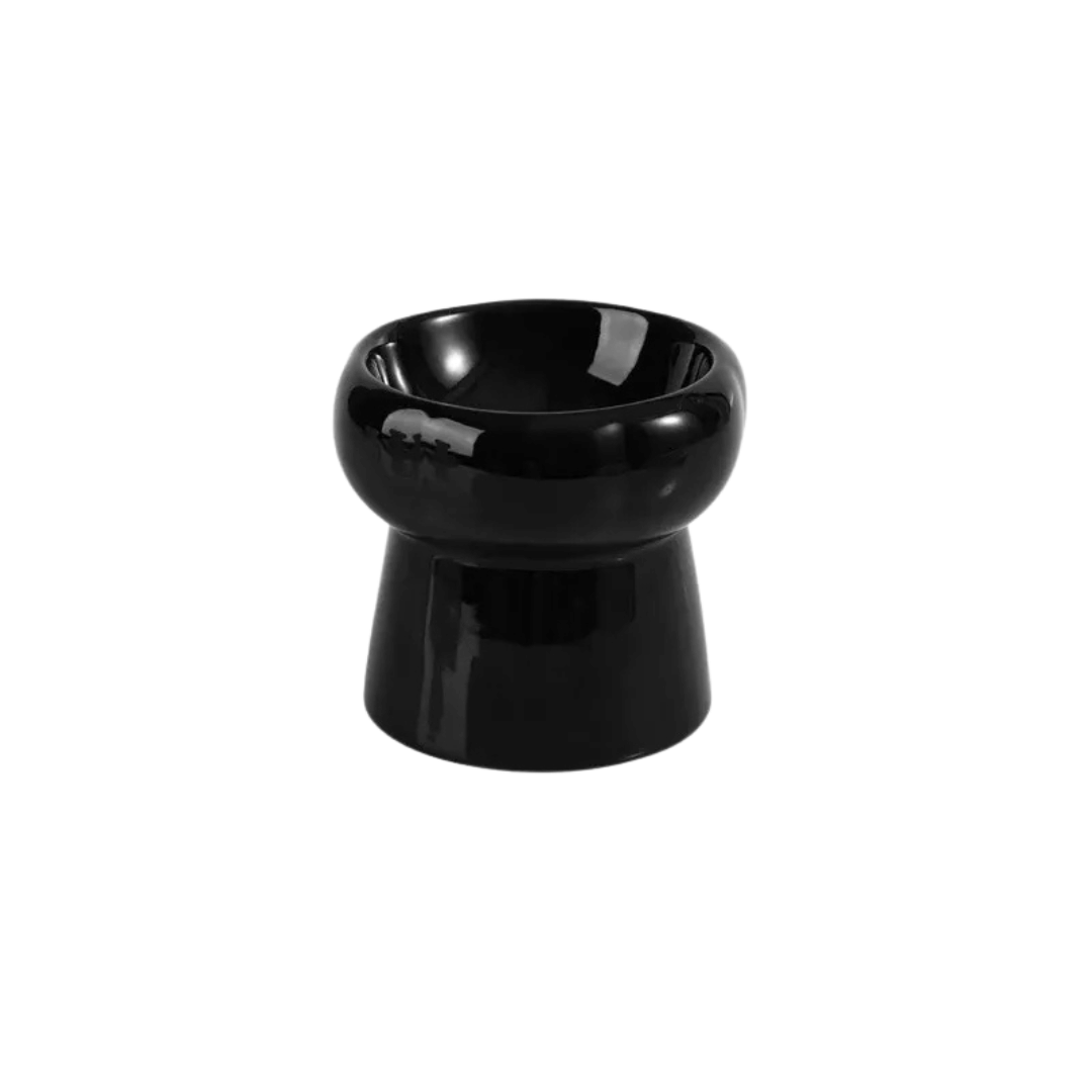 Fellfunk PureLift – Stilvoller Keramiknapf mit Erhöhung für gesunde Fresshaltung bei Katzen & kleinen Hunden - fellfunk.de