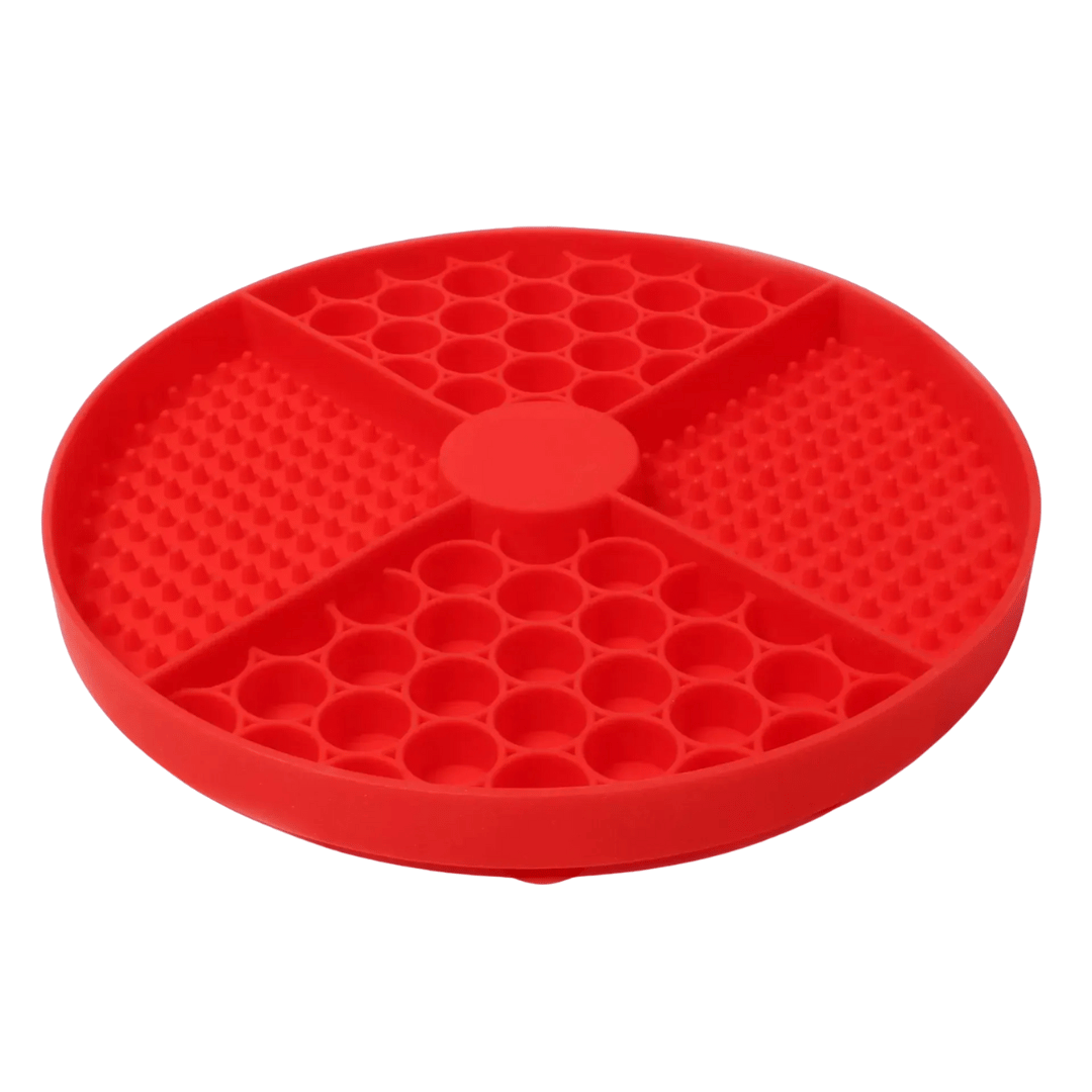 Silikon Schleckmatte für Hunde & Katzen – Slow Feeder mit Saugnapf, beruhigt & beschäftigt - fellfunk.de