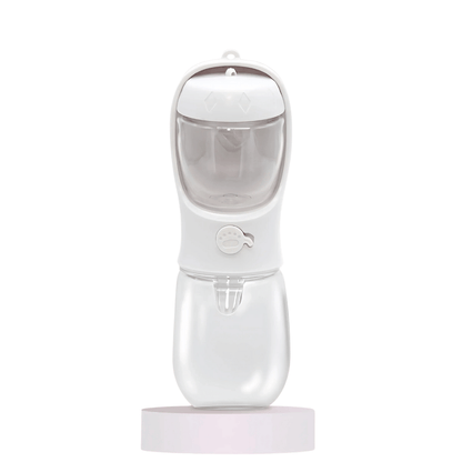 Reise Trinkflasche für Hunde – Tragbarer Wasser - & Futterspender für unterwegs - fellfunk.de