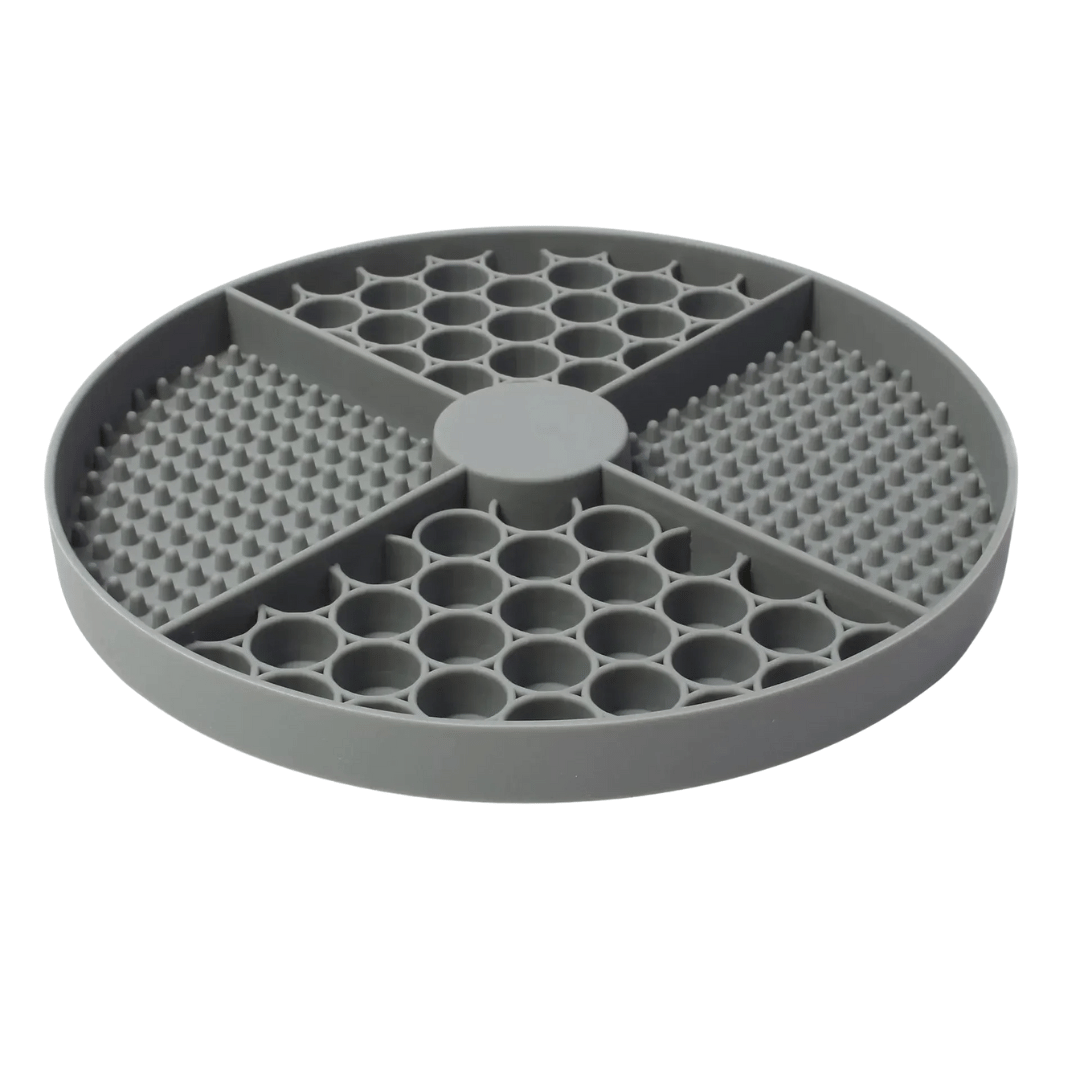 Silikon Schleckmatte für Hunde & Katzen – Slow Feeder mit Saugnapf, beruhigt & beschäftigt - fellfunk.de