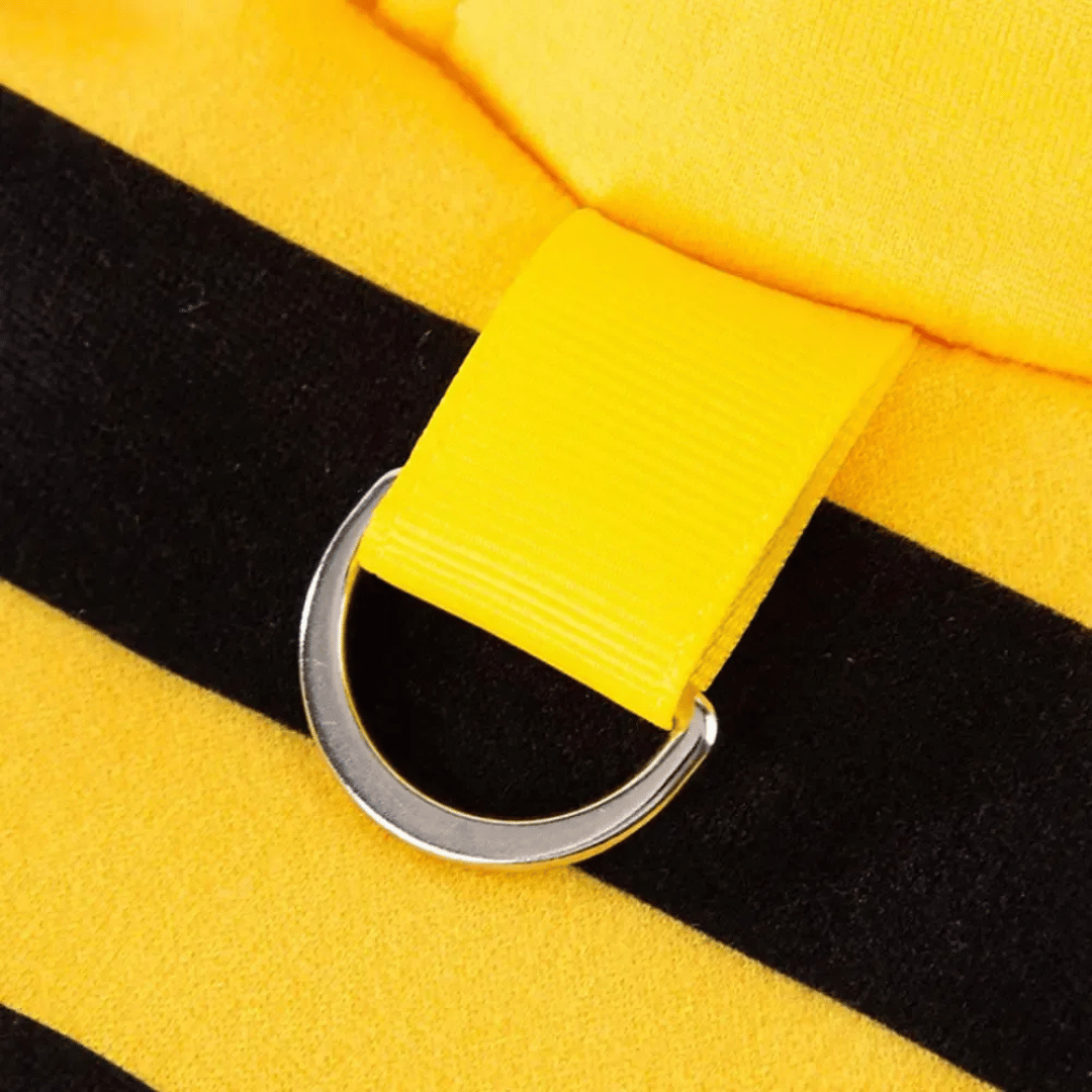 Fellfunk Bienen - Kostüm – Süßer Hoodie für Katzen & kleine Hunde, ideal für Halloween, Winter & Feiertage – warm & bequem - fellfunk.de