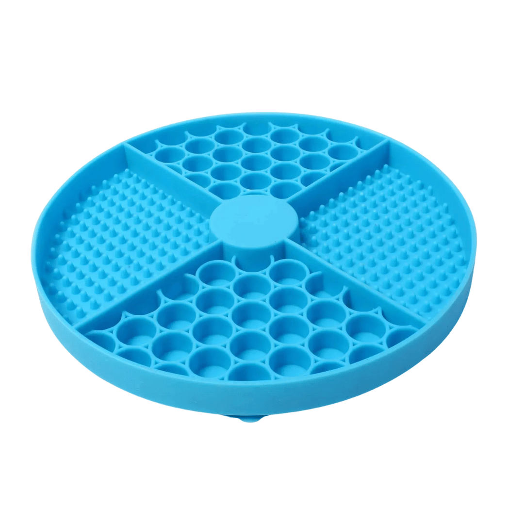 Silikon Schleckmatte für Hunde & Katzen – Slow Feeder mit Saugnapf, beruhigt & beschäftigt - fellfunk.de