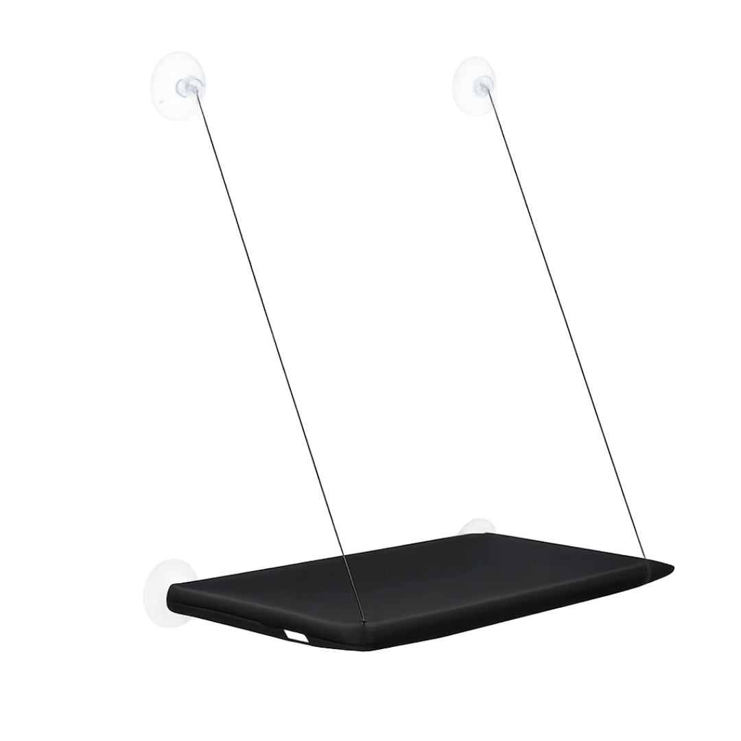 Fellfunk SunSpot – Fensterhängematte für Katzen bis 20 kg mit robuster Halterung & bequemem Liegekomfort - fellfunk.de