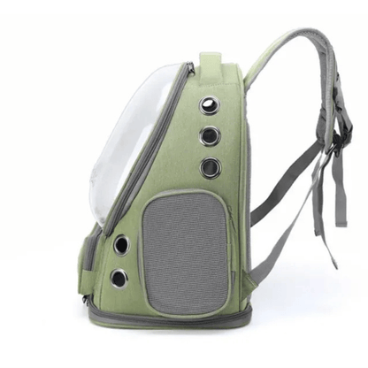 Katzenrucksack Transparent – Belüftete Reisetasche für Katzen & kleine Haustiere - fellfunk.de