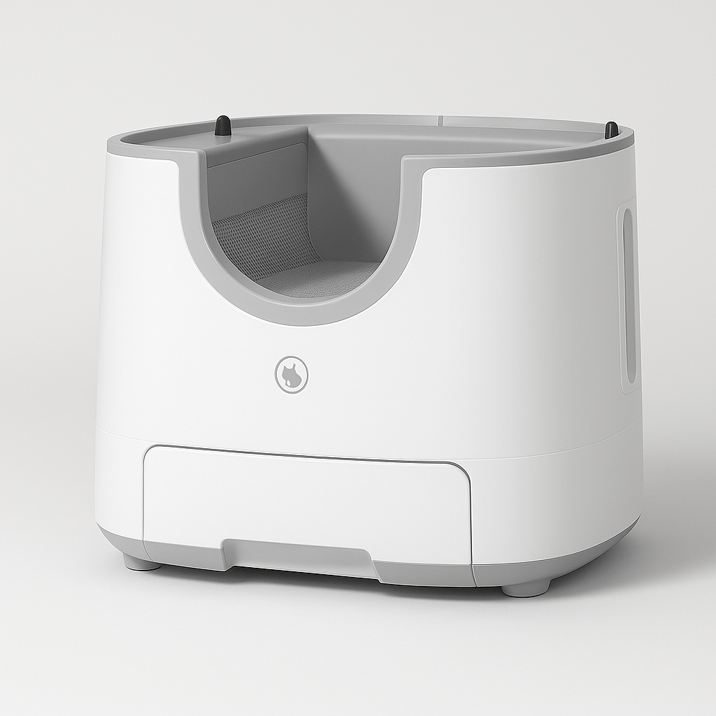 Furoomate – Automatische Smart Katzentoilette mit 11L Fassungsvermögen, selbstreinigend & hygienisch für stressfreie Katzenpflege - fellfunk.de