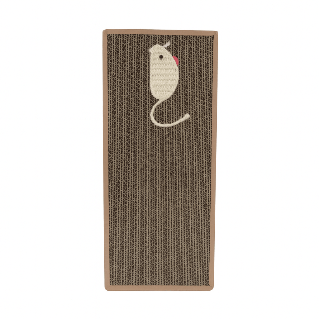 Ovales Kratzbrett – Robuste Kratzschale aus Wellpappe, schützt Möbel & dient als Kratznest für Katzen zum Spielen & Schlafen - fellfunk.de