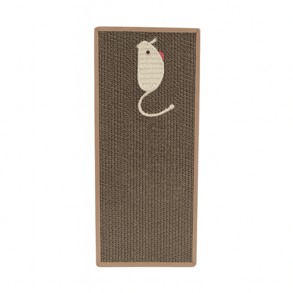 Ovales Kratzbrett – Robuste Kratzschale aus Wellpappe, schützt Möbel & dient als Kratznest für Katzen zum Spielen & Schlafen - fellfunk.de