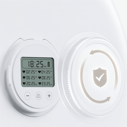 Smart Futterautomat – Kabelloser 6 - Mahlzeiten - Automat für Katzen & Hunde, für Nass - & Trockenfutter, planbare Fütterung & Portionen - fellfunk.de