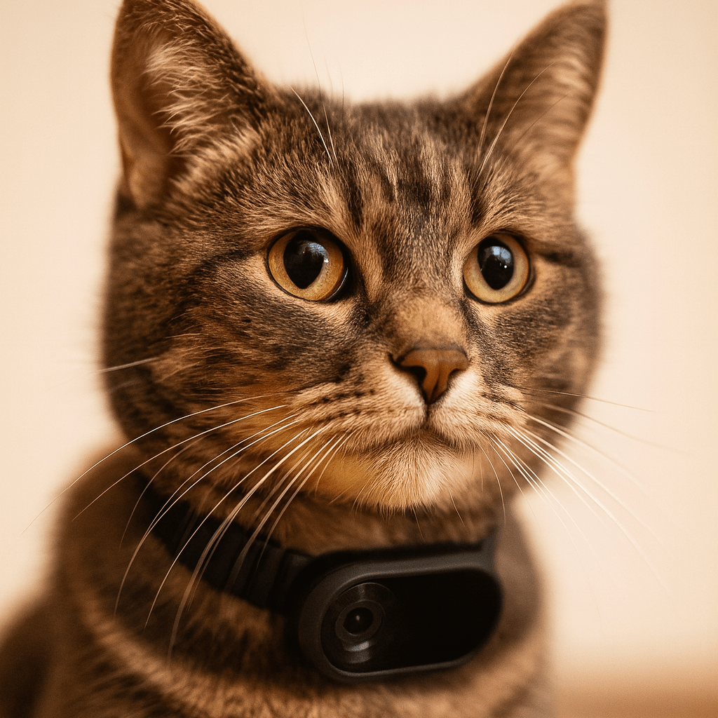 Halsband - Kamera – Kabellose 1080p HD Kamera für Hunde & Katzen, Videoaufzeichnung ohne WLAN, leicht & ideal für Abenteuer - fellfunk.de