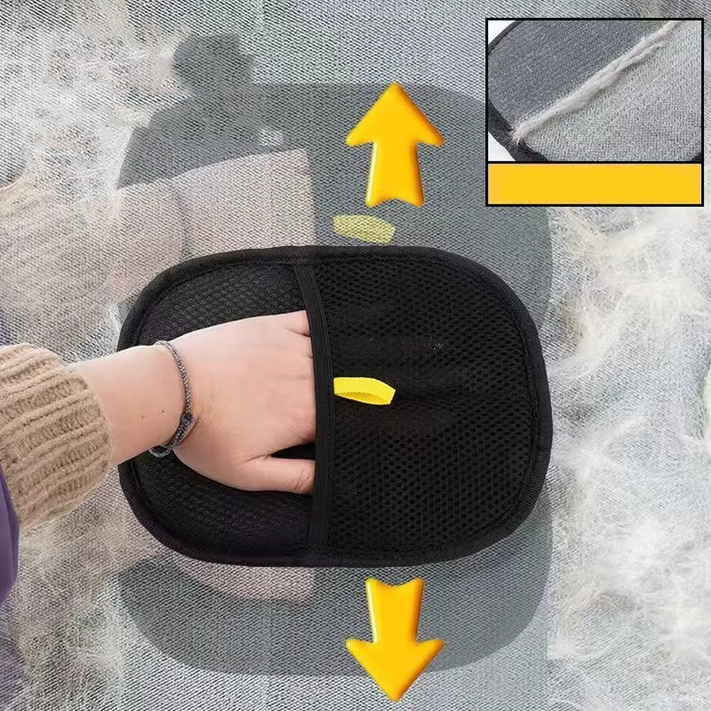 PetFree Touch - Effektiver Handschuh zur Haarentfernung von Textilien, Möbeln & Autositzen