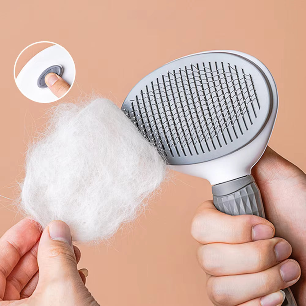 CleanPaws: Die selbstreinigende Katzen- & Hundebürste für entwirrtes Fell & einfache Reinigung!